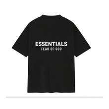 Fear Of God Essentials Classic Short Sleeve Tee SS25 (Jet Black) - 彩色 - 查看 2