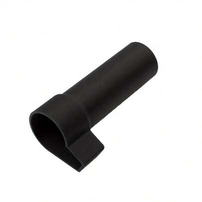 1pc Black Throttle Handle Grip, Ergonomic Anti-Slip Design With Finger Grooves, Easy Installation, Twist Throttle Handle, Durable Throttle Replacement Part, Suitable For Skateboard, Electric Scooter, Go-Kart