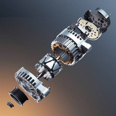 Autolichtmaschine 7127-SE105C, für 1-Draht-selbsterregende Street Rod GM 305 350 BBC SBC, 1973-1974 Apollo 4,1 l, 1982 Century 2,5 l, Kfz-Ersatzlichtmaschine 1-2400-11DR-2, 7127-SECN-100A