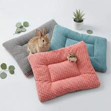 2pcs Guinea Pig Bed, Washable Rabbit Pad Warm Small Animal Bed Mat Guinea Pig Pillow Pet Pad Suitable For Guinea Pig, Hedgehog, Ferret (12.2 Inch X 9.06 Inch) - View 6
