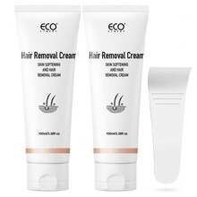 ECO FINEST 男女通用私处脱毛膏（黄瓜/玫瑰香型）：无痛脱毛膏，适用于比基尼线、腿部、腋下、私处及粗毛，蕴含角鲨烷、橄榄油、荷荷巴油，清洁滋润肌肤，温和不刺激。 - 膏狀 - 查看 16