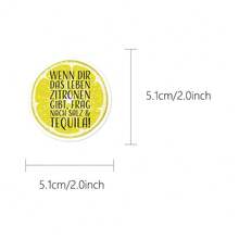 50Pcs Funny German Stickers Motivational Stickers Inspirational Stickers Positive Stickers Affirmation Stickers Vinyl Waterproof Stickers For Journaling Computer Scrapbook Luggage Water Bottle Phone - H - View 5