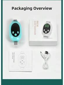 Two Modes, 20 Intensity Levels, Smart Sleep Device, Anxiety Relief, Neurological Sleep Aid, Insomnia And Calming Device, L1HC - Green - View 10
