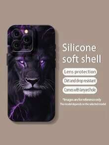 豹纹镂空黑色极简时尚创意防震手机壳，兼容 17/17Pro/17ProMax/16/11/16Pro/16Plus/16ProMax/16E/15ProMax/13/14/12/XS/XR/7G/8P，兼容三星 Galaxy S25/S25Plus/S25 Ultra/A16/A36/A26/A56/A50/A12/A32/S26/S26Plus - 彩色 - 查看 5