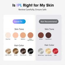 LYSMOSKI Laser Hair Removal Device, IPL Pulsed Light Hair Removal Device, With Ice Cooling System, Painless And Long-Lasting Hair Removal, Home Use, Suitable For Underarms, Back, Legs, Arms, Face, Bikini Line, Etc., Rose Gold. - 美規A型插(110-127V) - 查看 6