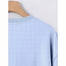 Streetwear Gospel T-Shirt, Religious Church, Prayer, Heart, Flames, Street, Urban Culture, Unisex, 100% Cotton, Top Premium Streetwear, Immediate Shipping, Various Colors!! - 淺藍色 - 查看 5