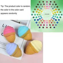 1/2/5/10/24个装挤压玩具，适合作为派对礼物，可爱挤压玩具，冰淇淋感官玩具，复活节篮子和糖果袋填充物，减压挤压玩具，款式和颜色多样 - 彩色 - 查看 11