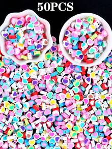 50/100Pcs Polymer Clay Beads, Ball Flower Animal Polymer Clay Beads For Jewelry Making, DIY Bracelet Necklace Earrings Jewelry Making Supplies Accessories - Acrylic Beads - View 14