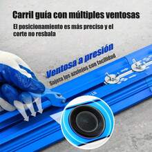 Cortador Manual de Azulejos de 78 Pulgadas/2.2m, Cuchilla de Empuje para Cortar Cerámica, Máquina de Corte de Piedra para Mesa, Cortadora de Pisos Grandes con Alicates - A - Ver 3