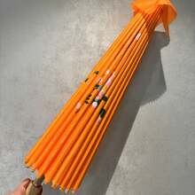 5 Sombrillas De Tela Chinas Para Decoración De Fiestas De Bo - Naranja - Ver 4