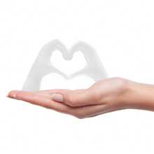 Small Heart-Shaped Hand Sculpture Decor, Suitable For Living Room, Bedroom, Bookshelf, Coffee Table And Office Display, Heart-Shaped Finger Statue Modern Aesthetic Home Decor, Wedding, Christmas, Birthday Unique Gift, Home Decor, Bathroom Decor, Kitchen Decor, Bedroom Decor, Indoor/Outdoor Decor - 1PC - View 15