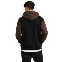 Men's Casual Style Plain 2-Color Hooded Sweatshirt With  Pocket - Rust Brown - View 3