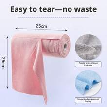 20pcs Disposable Tear-Off Cleaning Cloths, Dual-Use Absorbent Oil-Absorbing Rags, Effortless Household Chores Helper - Multicolor - View 6
