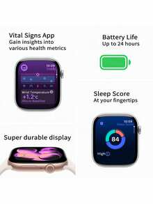 Apple Reloj inteligente Watch S11 GPS Edition: seguimiento GPS preciso, análisis de datos en modo multideportivo, resistencia al agua de 50 metros, cuerpo de aluminio liviano, batería de larga duración y notificaciones inteligentes convenientes. - Ver 7