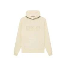 Essentials -Fear Of God FW22-06 Collection Fleece Lined Oversized Hoodie, Unisex Heavyweight Warm Cotton, Brushed Soft Interior, Flocking Craftsmanship, Functional Kangaroo Pocket, Non-Gender Loose Silhouette, High-End Winter Street Style, Cozy Wear For Cold Days - SAN HÔ - Xem 3