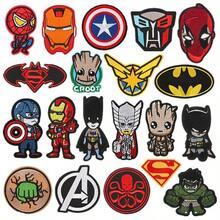 22pcs Avengers Superhero Embroidered Patch Iron-On Applique Clothing DIY Jacket Accessories - 1 YEAR - View 2
