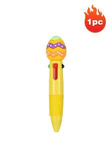 Easter-Themed Multi-Functional Ballpoint Pen - 4-In-1 Multi-Color Pen, Equipped With A Decorative Cap, Lightweight And Portable, Smooth Writing, Suitable For Schools, Offices, Party Gifts, Small And Portable, Suitable For Putting In A Pocket. - Multicolor - View 20