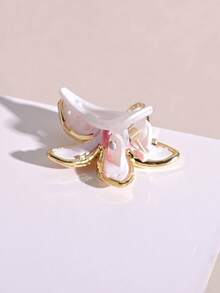 6pcs Floral Duck Clip Hairpins, Colorful Sweet Cute Side Clip For Women, Size Approx. 4cm, No Paper Card Packaging - Color - View 4