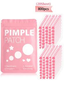 Parches faciales con forma de estrella - Suaves y no irritantes, pegatinas faciales decorativas, impermeables y transpirables, pegatinas faciales esenciales diarias, fáciles de llevar, adecuadas para viajes, fiestas, consejos de maquillaje, accesorios perfectos para fotos, esenciales para pintura facial, adecuadas para diversas reuniones y actividades de entretenimiento, adecuadas para adultos - Multicolor - Ver 14