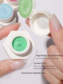FRESCOBALDI 6 Colors High Saturation Semi-Solid Gel Nail Polish, Suitable For Nail Salons And DIY Use All Season - 彩色 - 查看 7