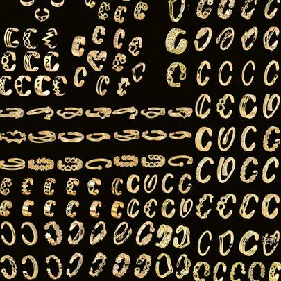 6pcs/10pcs Minimalist Vintage Elegant Hollow Heart, Butterfly, Star Toe Rings Set, Gift For Women, Suitable For Beach, Date, Party, Daily Wear