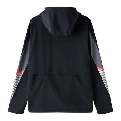 Under Armour Men's UA Velociti Storm Hooded Jacket, Lightweight Comfortable Casual Sports Commuter Jacket 6005900-001