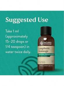 Natures Sunshine Lymphatic Drainage, 2 Fl. Oz |   Lymphatic Drainage Supplement Promotes The Efficient Drainage Of The Lymphatic System To Promote Overall Health - mặc định - Xem 1