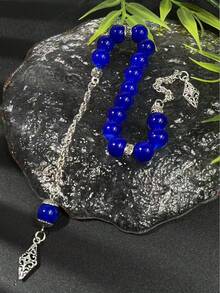 Premium Islamic Prayer Beads Tasbih With Silver Plated Tassel For Spiritual Reflection - Multicolor - View 7