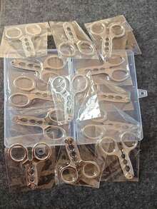 1/2/3 Pcs Multi-Functional Small Zinc Alloy Nut Cracker, Suitable For Sunflower Seeds, Pine Nuts, Pistachios And Various Small Nuts. Non-Slip Convenient Shelling Tool - Multicolor - View 18