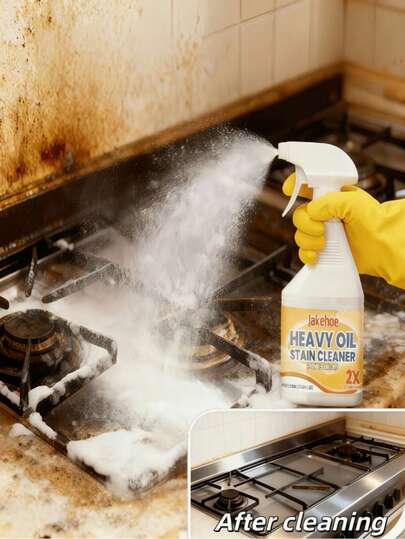 1pc Multi-Purpose Degreasing Cleaner, Suitable For Cleaning Kitchen Appliances, Countertops, Dining Tables, And More. Great For Holiday Cooking Prep, Year-Round Kitchen Maintenance, Backyard Parties, And Summer Grilling Season