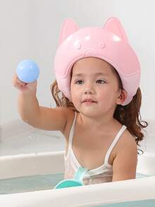 Adjustable Cartoon Shower Cap, Soft & Comfortable Design To Prevent Water Leakage, Easy To Clean And Durable - Multicolor - View 10
