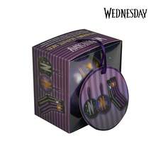MGM 1Set Wednesday Officially Licensed 3 Pairs Pack Movie-Themed Socks Soft Comfortable Thermal Home Goods Stylish Exquisite Accessories Birthday Christmas Gift - Blackish Purple - View 6