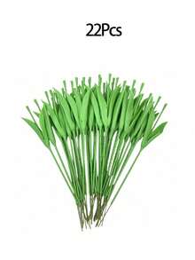 1/22 Stück künstliche Tulpenstiele, integrierte künstliche Tulpenblüten- und Blattzweige für Hochzeits-Blumenarrangements, Ansteckblumen, Geschenkverpackung & DIY-Blumendekoration, künstliches Blattwerk für Innenräume, Feengarten & Außenpflanzen, Frühlings-Hochzeitstisch - Verschiedenfarbig - Übersicht 10