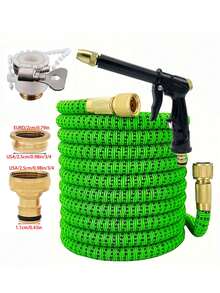2026 可伸缩魔术水管，高压洗车，7种喷水模式，水枪，家用花园浇水软管 - A - 查看 17