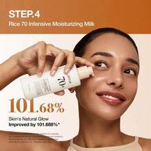Auna Rice Skincare 4-Piece Set, Rice Nourishing Full Set For Dry Skin | A Cleanser, Toner, Skin-Repairing Serum, Moisturizer, Achieve Radiant Skin I Skincare Gifts For Her, Valentine's Day Skincare Presents - Korean Rice Glass Skin 4-Step Routine - 查看 6