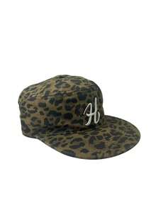 1pc Houndstooth Bohemian Casual Polyester Embroidered UV Protection Leopard Print Unisex Hip Hop Street Brim Baseball Cap, Suitable For Spring, Summer And Autumn - The Letter H - View 7