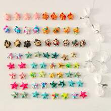 70 piezas de colgante con cuentas de tortuga y estrella de mar, cuentas DIY, adecuadas para hacer joyas y manualidades. - Con cuentas - Ver 7