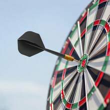 3pcs Dart Fins, One-Piece Tail Fin, Anti-Deformation, L-Shaped Dart Shaft, Precise Throwing, Aerodynamic Design, Lightweight Body, Reinforced Dart Tip, Sturdy Structure, Professional Darts, Suitable For Casual Players And All Players, Darts Accessories - Multicolor - View 4