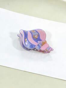 1pc Cute & Fun Ocean Animal Acrylic Small Hair Claw Clip, Sweet Seal, Jellyfish, Whale, Fish, Seashell, Side Bangs Clip, Suitable For Summer Beach Vacation - Multicolor - View 6