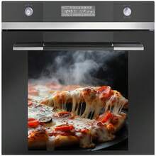 1pc 2D Detailed Cheese & Nut Pizza Decorative Sticker, Suitable For Kitchen, Oven, Dishwasher And Other Scenarios - one-size - View 4