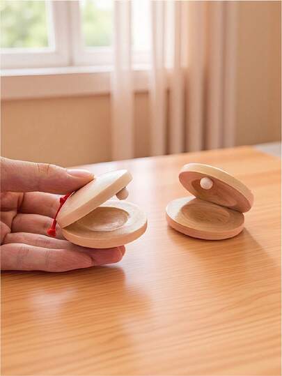 Ahşap Ritim Klavyesi, Vurmalı Çalgı, El Tipi Müzik Ritim Tahtası, Kastanyetler, Genç Müzisyenler İçin Uygun, Sağlam Ahşap Yapı, Doğal Ahşap Uç, El Tipi Müzik Ritim Tahtası, Vurmalı Çalgılar, Vurmalı Çalgı, Küçük Müzik Aleti, Vurmalı Çalgı | Doğal Ahşap Kaplama | Dans Partisi, Balo Salonu Eğlencesi İçin Ahşap Yapı