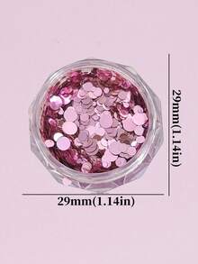 1 Box Circular Sequin Mosaic Nail Art Decorations, Colorful Sequins Mix Size, Nail Stickers For DIY, Suitable For Spring & Summer Nails Nail Charms - Multicolor - View 4