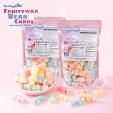 Gummy Glow [Mother's Day Special]Fruity Bear Wax Candy - 2 Bag-5 Flavors (Pineapple, Blueberry, Green Apple, Strawberry, Mango) - Fun Shapes & Edible Wax Sweet Snack For Parties And Festivels. - 2 Packs - View 7