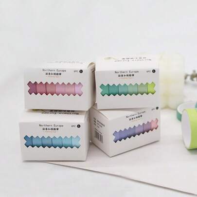 热门学生手账和纸胶带，彩虹糖果色DIY装饰贴纸和纸胶带套装