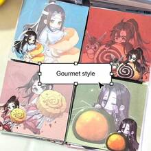 80pcs Mo Dao Zu Shi Sticky Notes, High-Quality Wei Wuxian & Lan Wangji Memo Pads, Diverse Character Styles, Anime & Novel Fans Collection Gift, Student Gift, Birthday Gift, Holiday Gift - Multicolor - View 6