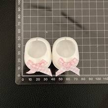 Doll Shoes, Auxiliary Stand Shoes, Doll Accessories & Props, Large Bow Shoes Suitable For 20cm/7.87inch Cotton Dolls, Birthday Gift, Holiday Gift - Multicolor - View 5
