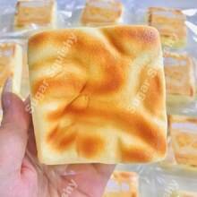 高品质逼真立方体虎皮蛋糕捏捏乐玩具，触感柔软，手指减压球，学生解压玩具 - 彩色 - 查看 2