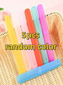 Travel Toothbrush Holder, Toothbrush Storage Box With Ventilation Holes, Suitable For Travel, Home, Packaging, Travel Accessories, Toiletry Bag, Better Storage Of Toothbrush, Portable, Travel Supplies Storage Box, Travel Essentials - Waterproof And Breathable Toothbrush Storage Box, Dust-Proof And Portable, Suitable For Business Travel, Camping, Home And School. Antibacterial And Anti-Mold, Independent Separation Design - Ideal Travel Gift For Men And Women - Birthday/Anniversary, Travel Essentials, Portable, Vacation, Men, Women, Family (Random Color) - Multicolor - View 14