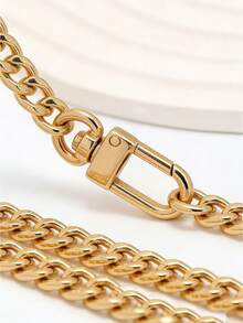 Accesorios de cadena para bolso, correa de hombro para bolso, cadena de repuesto para bolso bandolera, accesorios esenciales para vacaciones - Dorado - Ver 5