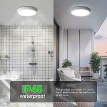 CANMEIJIA 1pc LED Panel Light, LED Ceiling Light, Square/Round, 6500K White Light, AC85-265V, 10W/15W/20W/30W, Square Ceiling Light, Round Ceiling Light - Surface Mounted Panel Light - View 9